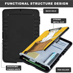Clipboard with Storage,Storage Clipboard with Pen Holder,Heavy Duty Plastic Storage Clipboard with Low Profile Clip, Clipboard Folder, Teacher Must Haves, Office Supplies,Cat on Wooden
