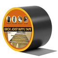Deck Joist Tape 4" x 50', Butyl Joist Tape for decking, Waterproof and Anti-Corrosion Deck Joist Flashing Tape for Top of Joists, Rim Joists, Under Joists and Beams-1 Rolls