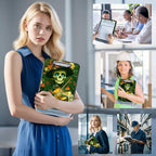 Clipboard with Storage Box & Pen Holder,Heavy Duty Clip Boards 8.5x11 for Nursing,High Capacity,School & Office Supplies,Skull Violinist