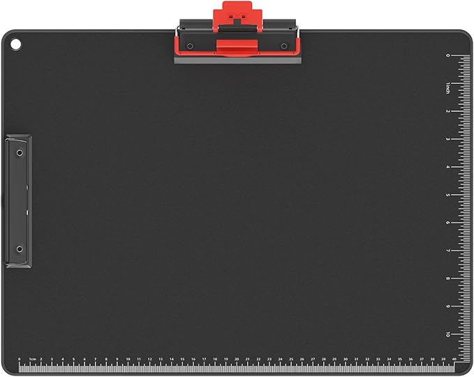 Clipboards with Pen Holder A3 Size 11 x 17 Inch Aluminum Protection Edge Clip Board for Classrooms, Offices, School, Doctor, Coaches [Upgraded Clip] (1 Pack)