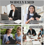 CertBuy 30 Pack Black Clipboards, Black Plastic Clipboards, Plastic Office Clipboard 12 x 8.7 Inch Letter Size for Classroom, Teacher, School, Home, Office Supply