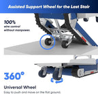 Electric Stair Climbing Dolly 925 lb Capacity Heavy Duty Stair Climbing Hand Truck with Electric Lifting System, Joystick Control, Easy to Operate