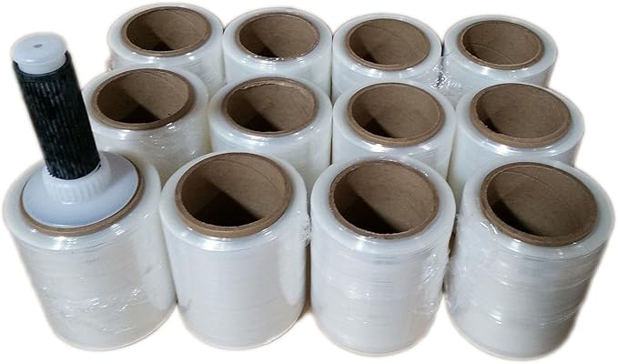 5" x 1000' (12) ROLLS HAND STRETCH SHRINK WRAP 12 Rolls/cs by The Boxery