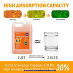 8 LBS Orange Indicating Silica Gel Desiccant Beads,(Industry Standard 3-5 mm) Rechargeable Silica Gel Beads for 3D Filament, Electronic Devices, Camera, Jewelry, Safe(25PCS Organza Bag)