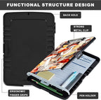 Clipboard with Storage,Storage Clipboard with Pen Holder,Heavy Duty Plastic Storage Clipboard with Low Profile Clip, Clipboard Folder, Teacher Must Haves, Office Supplies,Mushrooms and Leaves