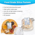 Desiccant Packs – 2 Gram 500 Packs Moisture Absorbers, Food Grade Desiccant with Color Indicating, Premium Desiccant Packs for Storage, Great for Spices, Foods, Electronics, Jewelry