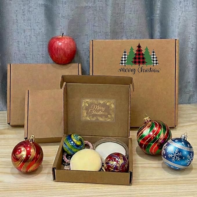 6x6x1.5 inch Small Shipping Boxes 50 Pack, Brown Corrugated Cardboard Mailer Boxes Bulk for Packaging Business Mailing Gift，Mini Mailer Boxes for Packaging Supplies Business Present