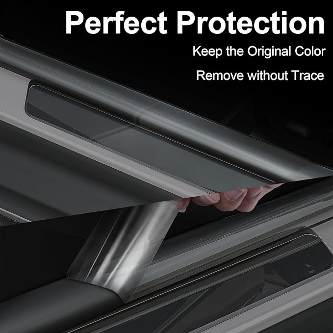 Lypumso Clear Vinyl Wrap Tape, Car Door Edge Guard Door Sill Protector, Transparent Paint Protection Film for Most Cars Rearview Mirror Handle Bumper Window Stair (Clear, 2inch x 30ft)