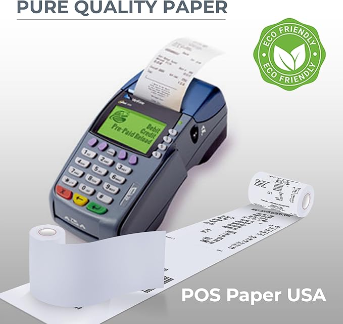 2 1/4" x 50' Thermal Paper (50 Rolls/Case) - BPA Free
