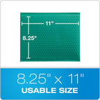 Quality Park Bubble Mailers, 8.25 x 11, Turquoise Poly Mailers, Padded Envelopes, Shipping Bags, Water Resistant, Self Seal, 25 Per Box (QUA85914)