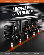 [24 Pack] HiGiant 28 inch Traffic Safety Cones with Reflective Collars, Sturdy Orange PVC Cones for Road Safety, Parking lot and Driving Training