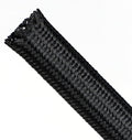 Polyamide Cable Sleeve, 10ft Flexible Expandable Braided Sleeving, Cable Management Sleeve for TV Computer Office Home Entertainment (Black, 1/2")