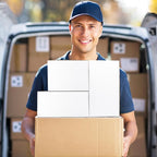 Eupako 30 Pack Small Shipping Boxes Assorted Sizes, White Corrugated Box Mailers, Cardboard Boxes for Packaging Small Business, Mailing, 8x6x6 & 10x7x5 & 11x6x6 10 PCS Each Small Boxes