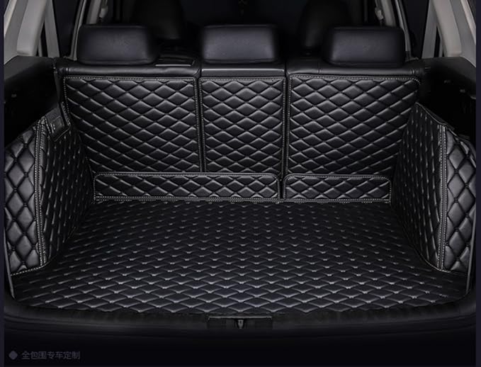 Custom Fit Pet Trunk Cargo Liner Floor Mat for Mercedes GLE Coupe 2015-2019 3D Full Coverage, Weatherbeater Protectors Black w/Black Stitching