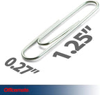Officemate Premium #1 Paper Clips, 1,000 Paper Clips (10 Boxes of 100 Each) (99916) , Silver