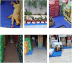 Plastic Pallet, Waterproof Storage Grid Pad, Lightweight Nestable Floor Pallets, 2pcs HDPE Breathable Grids Article Racks for Garage Supermarket Basement,(15.7x15.7x2in)