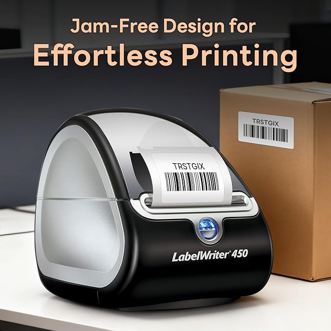Compatible DYMO 30334 (2-1/4" x 1-1/4") Direct Thermal Multipurpose Labels, Barcode/FNSKU Address Stickers Replacement for DYMO LabelWriter 450, 4XL, Rollo, Zebra (12 Rolls / 12000 Labels), TRSTGIX