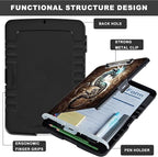 Clipboard with Storage,Heavy Duty Plastic Storage Clipboard with Low Profile Clip,Teacher Must Haves,Office Supplies,Dragon