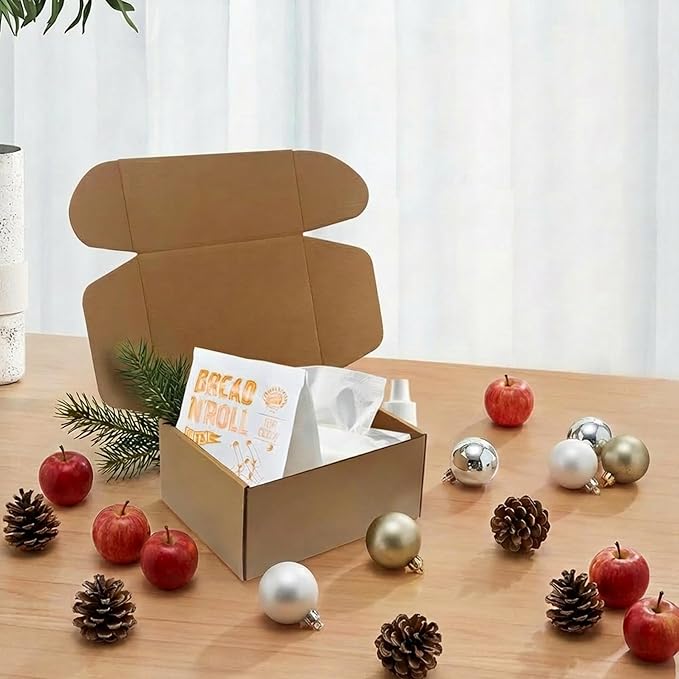 9x7x4 inch Shipping Boxes Pack of 25, Brown Corrugated Cardboard Box Mailer Boxes for Packaging Small Business Shipping，Recyclable Moving Storage Mailing Boxes Bulk Book Literature Gift Giving