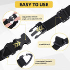 17 Inch Extension Cord Holder Organizer with Triangle Clips for Garage Organization and Storage, Adjustable Heavy Duty Storage Straps for Men Workshop (6)