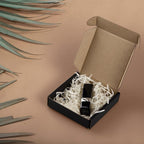 50 Pack 4x4x1 Inches Small Shipping Boxes, Black Corrugated Cardboard Boxes, Moving Mailing Packing Box