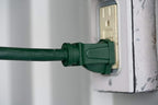 Southwire Outdoor Extension Cord - Durable Medium-Duty Yard & Patio Cable - SJTW Extension - 14 Gauge - 3 Conductor - 3 Outlet - Green - 25 Foot