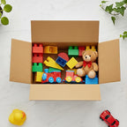 25 Pack Shipping Boxes 7x5x3 Inches, White Corrugated Cardboard Mailing Box for Packing, Mailing, Small Business,Literature Mailer