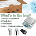 Lab Scale 6000g x 0.01g Accuracy 0.01 High Precision Electronic Analytical Balance Laboratory Precision Scale Digital Kitchen Balance Scale Jewelry Scale Scientific Scale