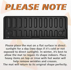 TripleAliners Tailgate Mat for 2019-2025 2026 Dodge Ram 1500 Power Tailgate-Release&Standard Tailgate Accessories Liner Protector TPE Custom Fit (Won't Fit Classic/Multifunction/Power Tailgate)