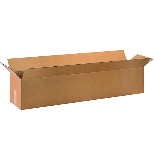 BOX USA Shipping Boxes 40"L x 8"W x 8"H 25-Pack Long Corrugated Boxes for Moving, Shipping, Mailing, Packing, Packaging and Storage