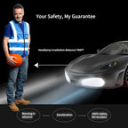 Tydon Guardian Reflective Safety Vest for Women Men High Visibility Security With Pocket Zipper Front Meet ANSI/ISEA Standard