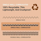 AVIDITI Shipping Boxes Small 9"L x 6"W x 3"H, 50-Pack | Corrugated Cardboard Box for Packing, Moving and Storage