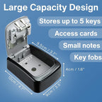 RUDY RUN Key Lock Box for Outside - Realtor Lockbox for House Keys Outdoor - Combination Key Hiders to Hide a Key Safe Storage