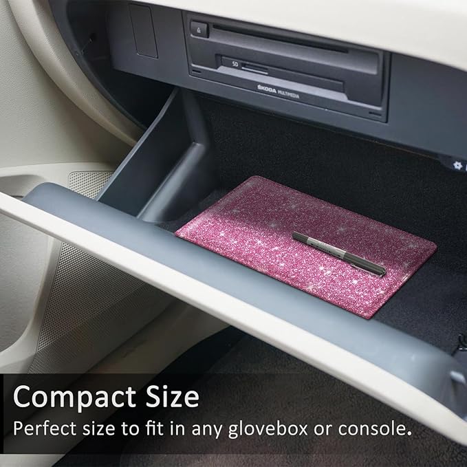FINPAC Car Registration and Insurance Card Holder, Vehicle Glove Box Card Organizer Wallet Automobile Accessories for License