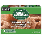 Green Mountain Coffee Roasters Brown Sugar Crumble Keurig Single-Serve K-Cup pods, Medium Roast Coffee, 60 Count (6 Packs of 10)