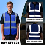 BeautyWill Custom Logo Safety Vest S,M,L,XL,2XL,3XL,4XL Personalized Safety Vest High Visibility Apparel