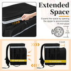Expandable Food Delivery Backpack with Insulation