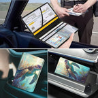 Car Registration and Insurance Holder, Leather Car Glove Box Organizer, Cool Car Accessories for ID, Driver's License Cards & Essential Document,business cards,Men&Women,Cute Sea Turtles