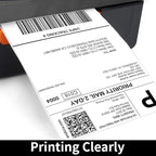 FungLam 6 Rolls 4"x6" Thermal Shipping Labels, 250 Labels/1 Roll, 1" Core, Perforated, Address Mailing Shipping Labels Compatible with JADENS,Rollo, Zebra,iDPRT.