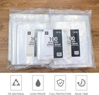 12" X 15" (500 Bags) 2 Mil Clear Reclosable Zip Plastic Poly Bags with Resealable Lock Seal Zipper