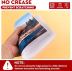 CAREGY 520 Pack Laminating Sheets, Thermal Laminating Plastic Paper Laminator Sheets,3 Mil, 9 x 11.5 Inches,Clear, Letter Size, Office and School Supplies