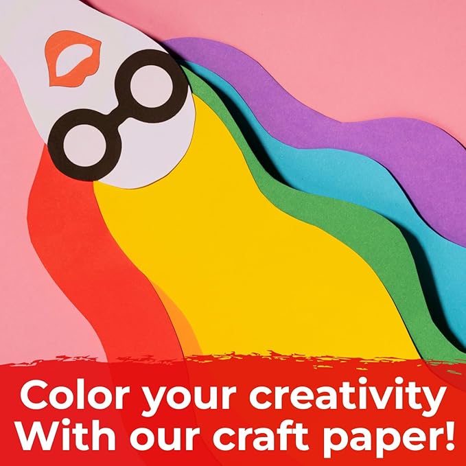 36" x 1200" (100 ft) Orange Kraft Paper (Case of 9 Rolls), 45 lbs Thickness, Kraft Paper for School, Art Colored Paper, Gift Wrapping Paper, Packing Paper for Moving