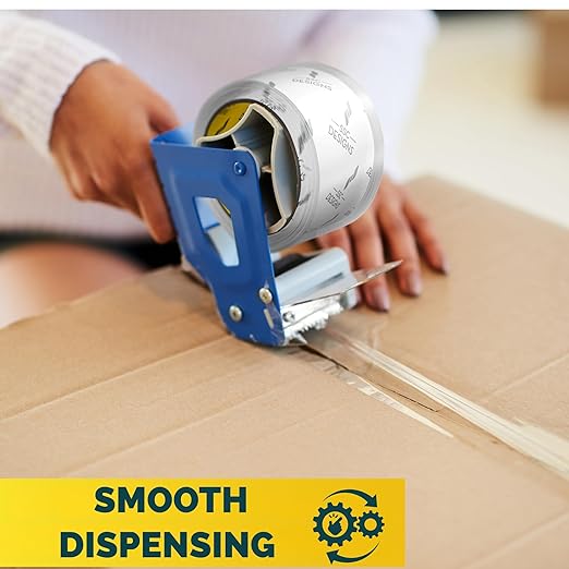 Packing Tape Clear Packaging Tape Heavy Duty Strong Shipping Refills Dispenser Transparent Thick Moving Supplies Mailing Box Sealing Office Storage Home - 60 Yds x 1.88" Wide x 2.7 Mil Thick 18 Rolls