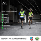 Reflective Vest Running Gear,Lightweight Reflective Safety Vests with Arm Bands