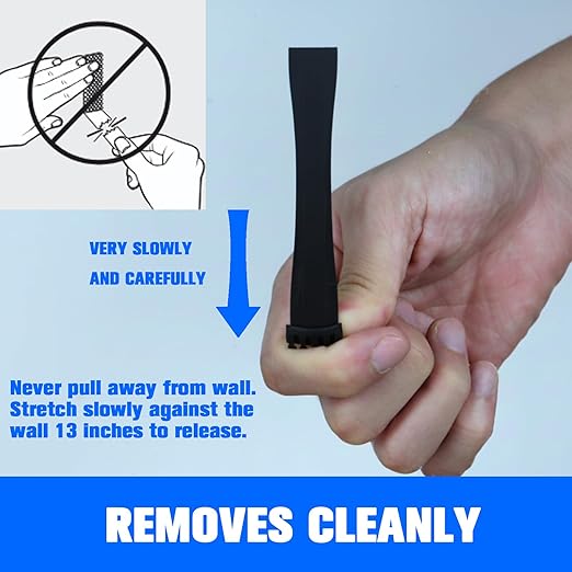 ADY Removable Double Sided Tape Heavy Duty 40 Pack, Picture Hanging Strips Damage Free for Wall, Refill Adhesive Strips for Rent Room, Foam Adhesive Mounting Tape for Decor, Poster