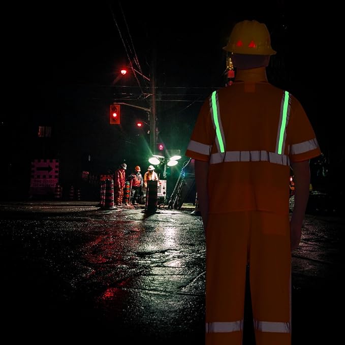 A-SAFETY Reflective Mesh Vest Class 3,with Pockets and Zipper