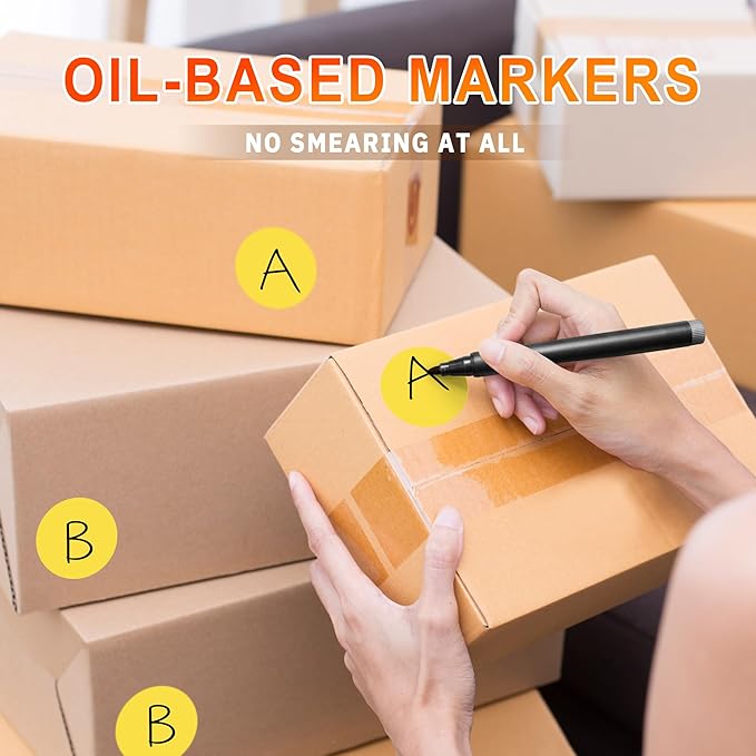 2 - Inch Round Yellow Color - Coding Stickers,4 Rolls, 2000 PCS Multipurpose Strong - Adhesive Labels for Office,Inventory,Organizing