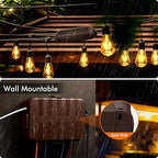 RESTMO 5-Piece Outdoor Waterproof Electrical Box Set – 12.5" x 8.5" x 5" Large & 7.1" x 2.3" x 2.3" Small, Weatherproof Boxes for Power Strip, Outlet, Plug, Socket, Timer, Holiday Light, Brown
