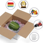 Small Shipping Boxes 8x8x4 Inch set of 40, White Corrugated Cardboard Boxes for Small Business, Mailing, Moving and Storage