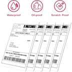 [15000Labels] 4"x6" Shipping Label 60 Rolls, 4-x-6-inch Thermal Label Paper, Compatible with Zebra 2844 Brother Rollo Direct Thermal Printer